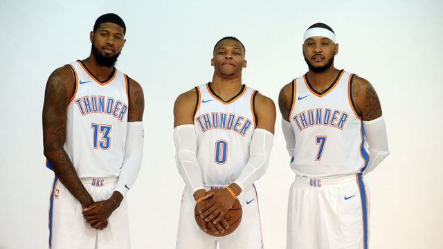 Look: Westbrook, George, Melo have their own Snapchat filter