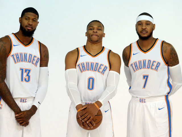 Look: Westbrook, George, Melo have their own Snapchat filter