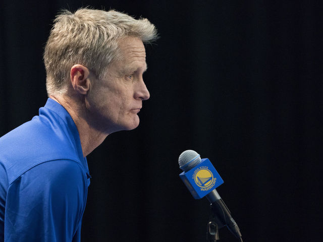 Kerr open to Warriors meeting Pelosi in Washington, but focused on camp