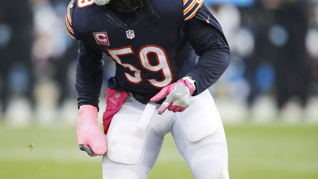 Bears' Trevathan suspended 2 games for hit on Packers' Adams