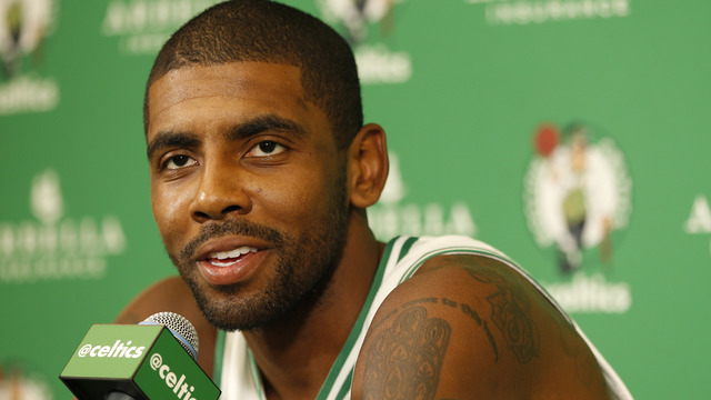 Kyrie praises Boston as 'real, live sports city'