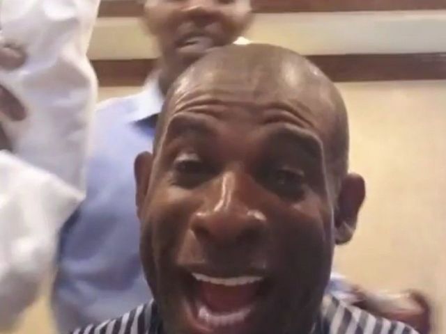 Watch: Deion Sanders is thrilled to have hair again