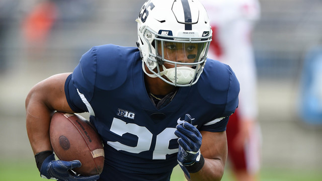 Watch: Barkley opens game vs. Indiana with 98-yard return TD