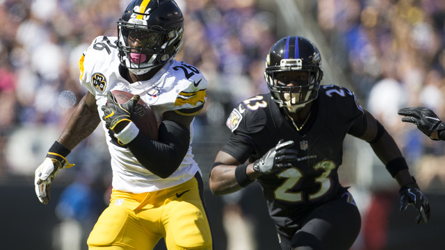 Bell, Steelers run over Ravens 26-9 in first-place duel