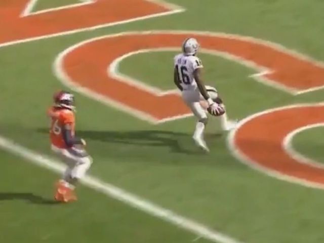 Watch: Raiders' Holton caps 99-yard drive with 64-yard TD haul