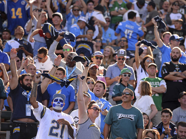 Eagles' Peters: Chargers playing 16 away games this season