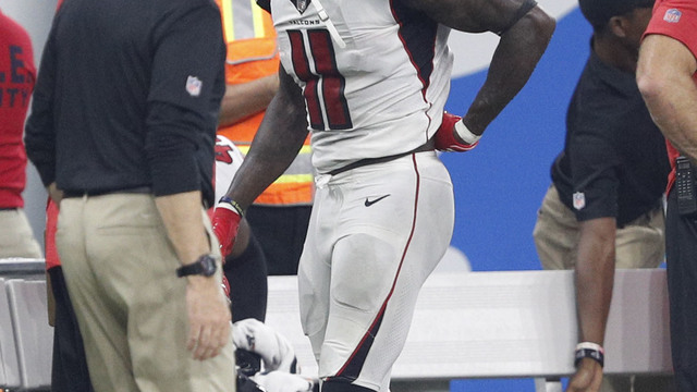 Report: Julio Jones not expected to miss games with hip flexor injury