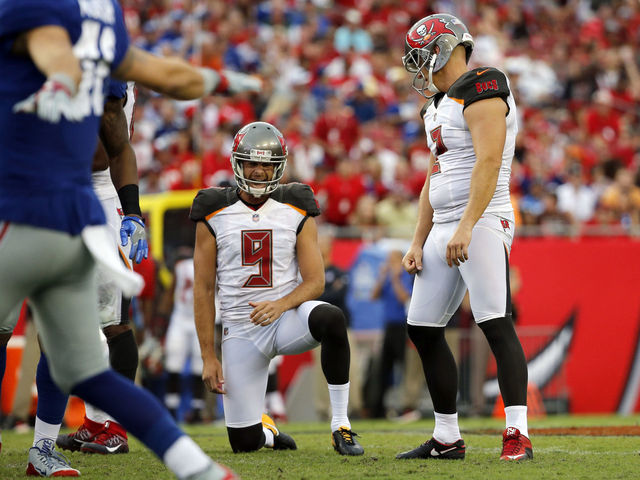 Buccaneers still plagued by kicking problems