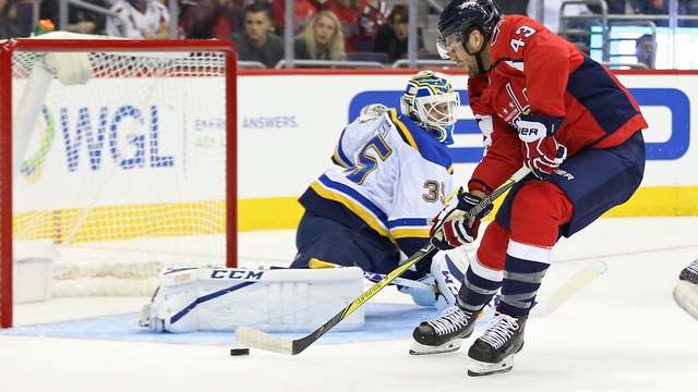 Capitals' Wilson suspended 4 games for boarding Blues' Blais
