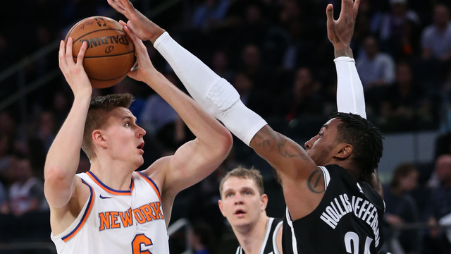Porzingis happier at power forward than center