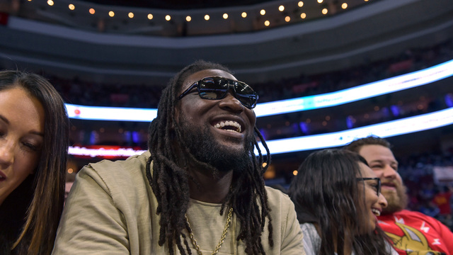 Watch: Eagles' Blount celebrates assisted 3-pointer