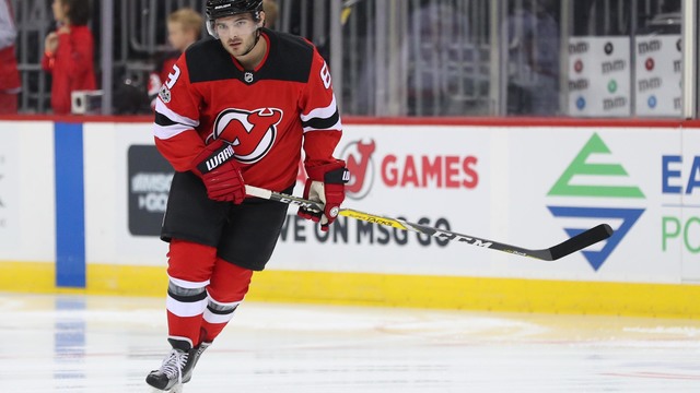 Butcher sets Devils record with 3 points in NHL debut