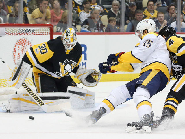 Murray shuts out Preds for 3rd straight time in Cup Final rematch