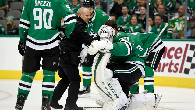 Bishop shows off nasty cut after taking shot above eye
