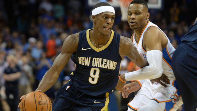 Rondo asks why Celtics plan to honor IT: 'You don't hang conference titles'