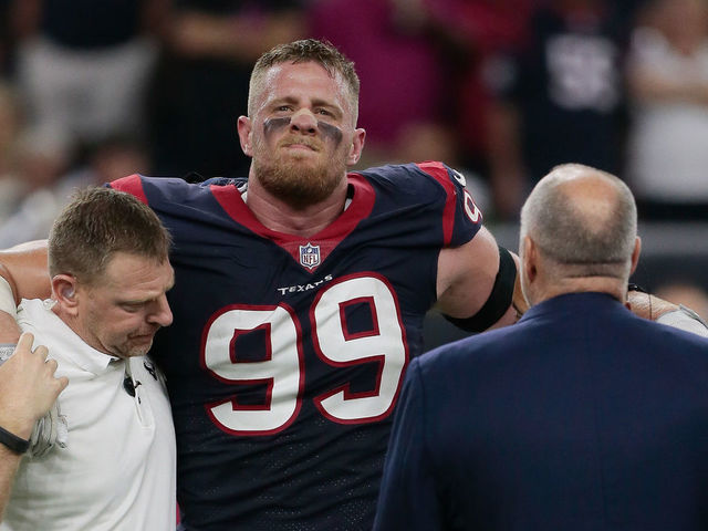 Watt diagnosed with fractured tibia in left leg, reportedly out for season