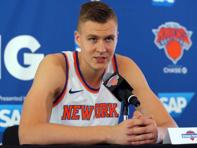 Knicks broadcasters caught critiquing Porzingis on hot mic