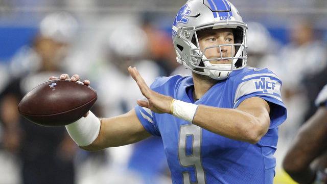 Report: Stafford dealing with leg issues, Week 6 status unclear