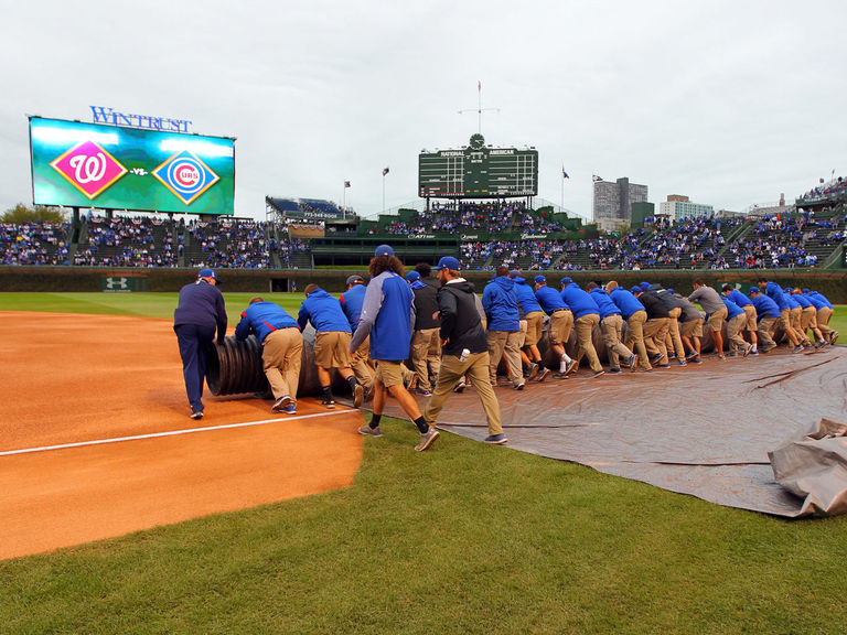 CubsNationals Game 4 postponed due to rain