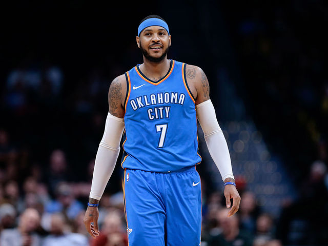 Melo: I'm glad we beat Pacers for George, 'even though he was a no-show'
