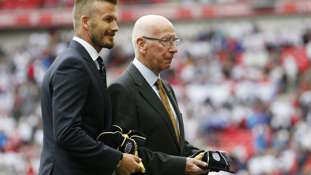 Beckham reveals he is named after Bobby Charlton