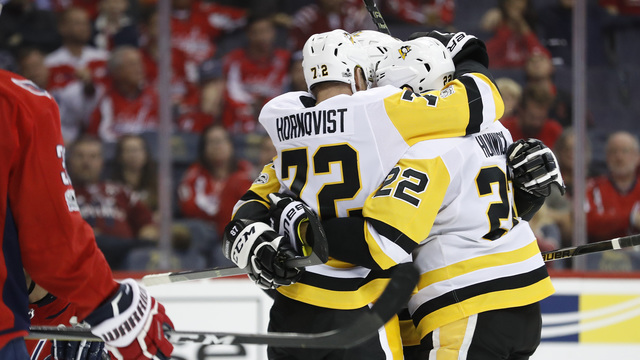 Hornqvist's return sparks power play as Penguins edge Capitals
