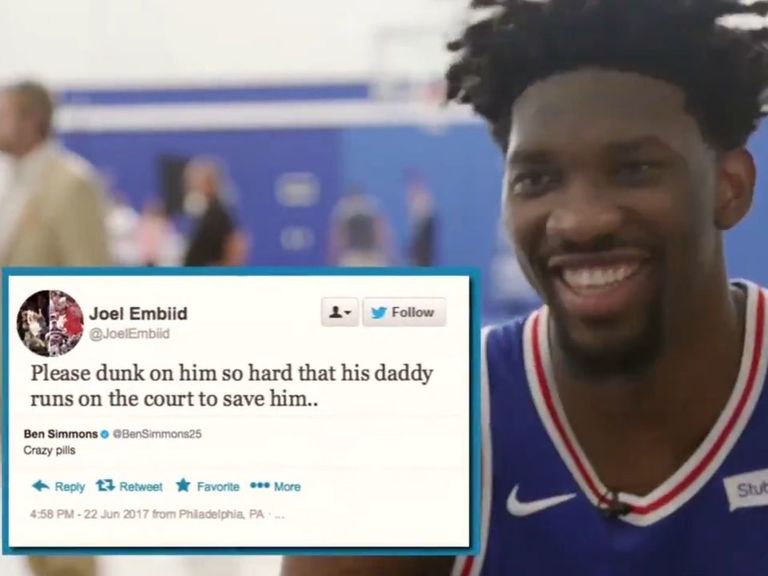 Watch: 76ers struggle to determine which Embiid tweets are real ...