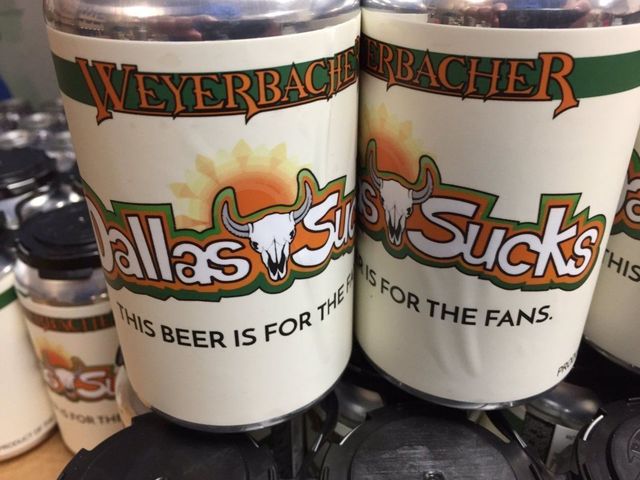 Pennsylvania, Dallas breweries start beer war ahead of Eagles-Cowboys game