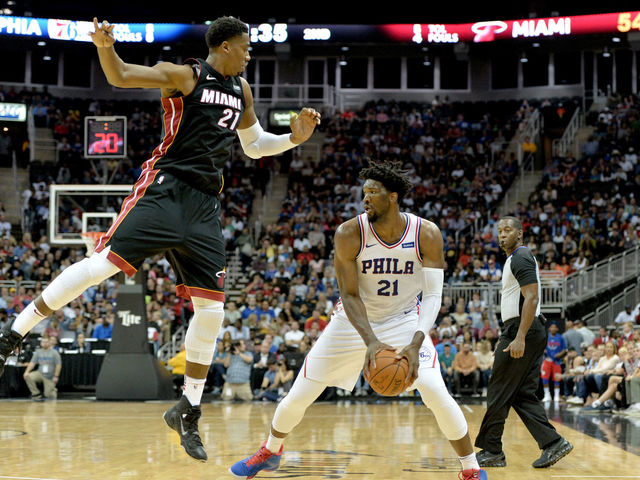 Watch: Embiid roasts Whiteside, says he 'can't guard him'