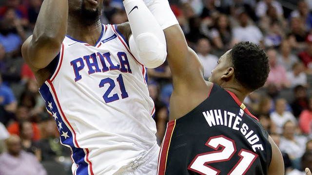 Embiid, Whiteside take trash talk to social media in epic clash