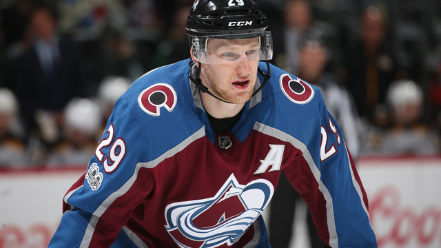 MacKinnon's eye injury apparently not serious; will likely play Saturday