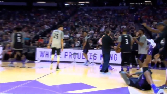 Watch: Kings' rookie dance contest leaves Carter rolling on floor laughing
