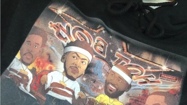 Look: Boogie rocks Hot Boys hoodie featuring himself, AD, Rondo, Jrue