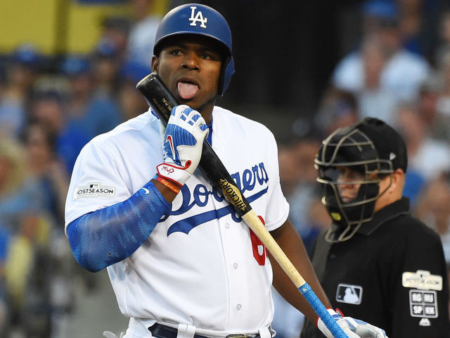 yasiel puig bat
