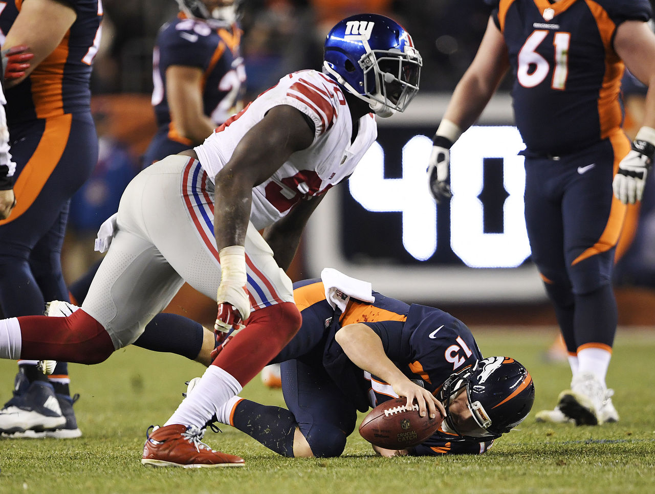 New York Giants 23-10 Denver Broncos: Giants stun hosts to win