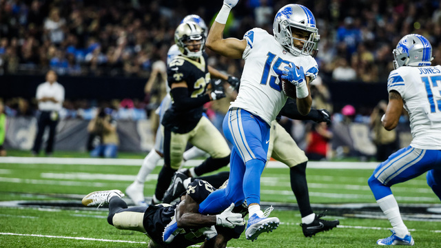 Report: Lions' Tate expected to miss a few weeks with shoulder injury