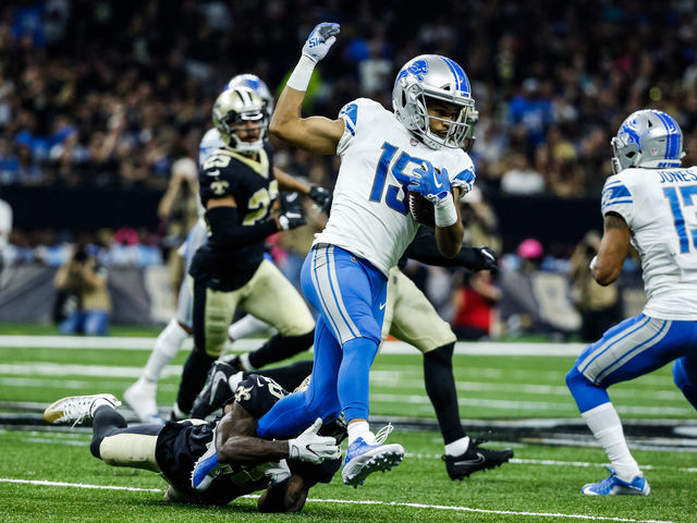 Report: Lions' Tate expected to miss a few weeks with shoulder injury