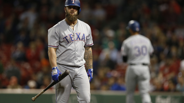 Napoli hits free agency as Rangers decline 2018 option