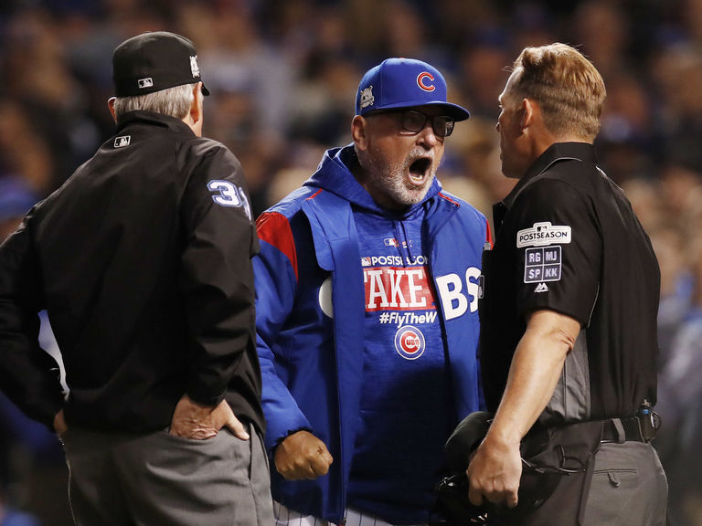 Maddon goes bananas after umpires reverse call on Dodgers' Granderson