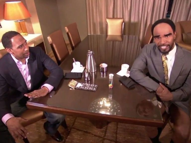 Watch Jamie Foxx plays Stephen A. Smith's twin brother on 'First Take