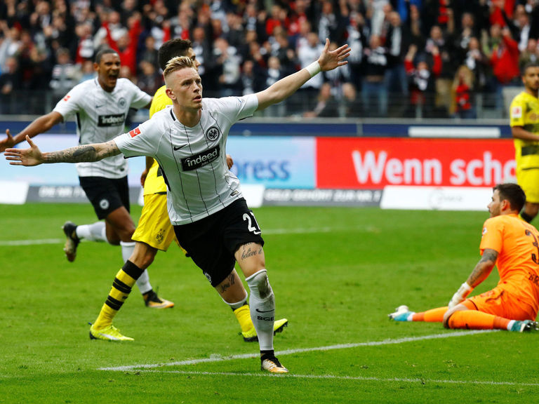 Dortmund throws away 2-goal lead in Frankfurt draw ...