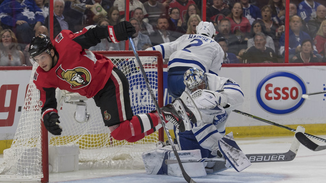 Senators' Ryan expected to miss a month with fractured finger
