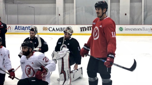 Brian Boyle practices in full with Devils for 1st time since leukemia diagnosis