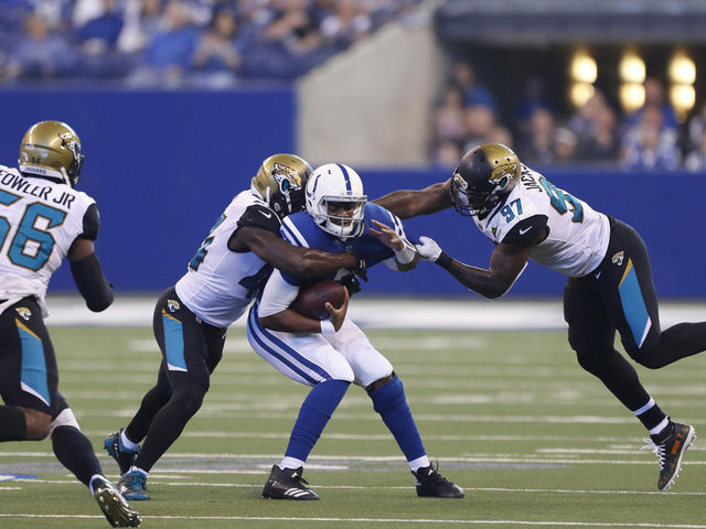 Jaguars on pace to break single-season sack record after shutout of Colts