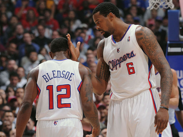 DeAndre Jordan appears to tell Eric Bledsoe to come back to Clippers