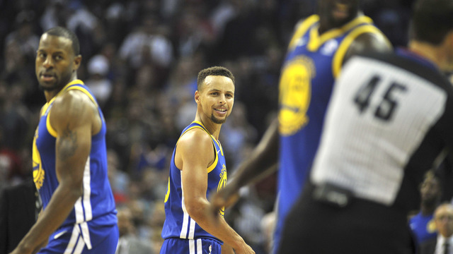Curry fined $50K, avoids suspension for mouth guard toss