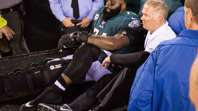 Report: Eagles' Peters tore MCL, ACL believed to be intact