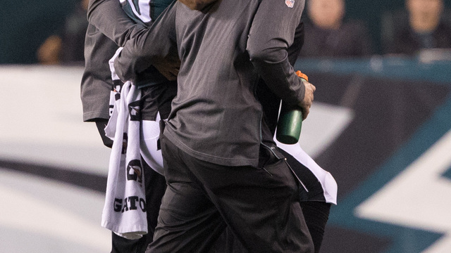 Eagles' Hicks out for season with torn Achilles