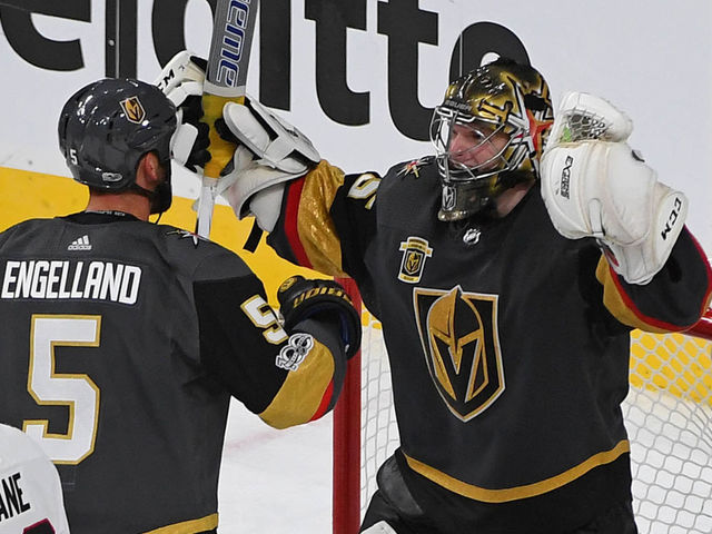 Dansk propels Golden Knights to 4th straight win