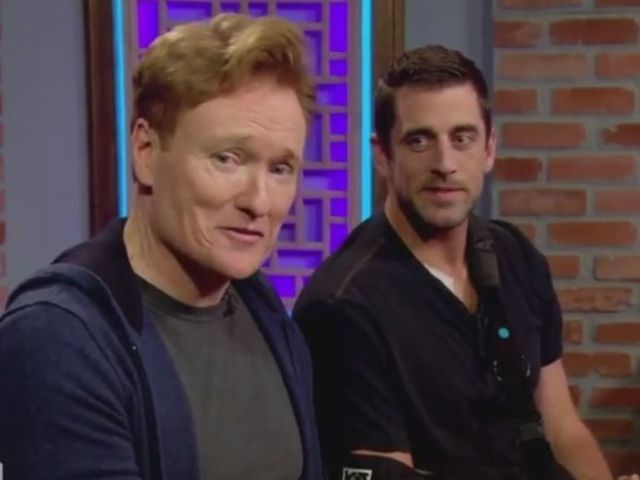 Watch: Aaron Rodgers appears on Conan's 'Clueless Gamer'